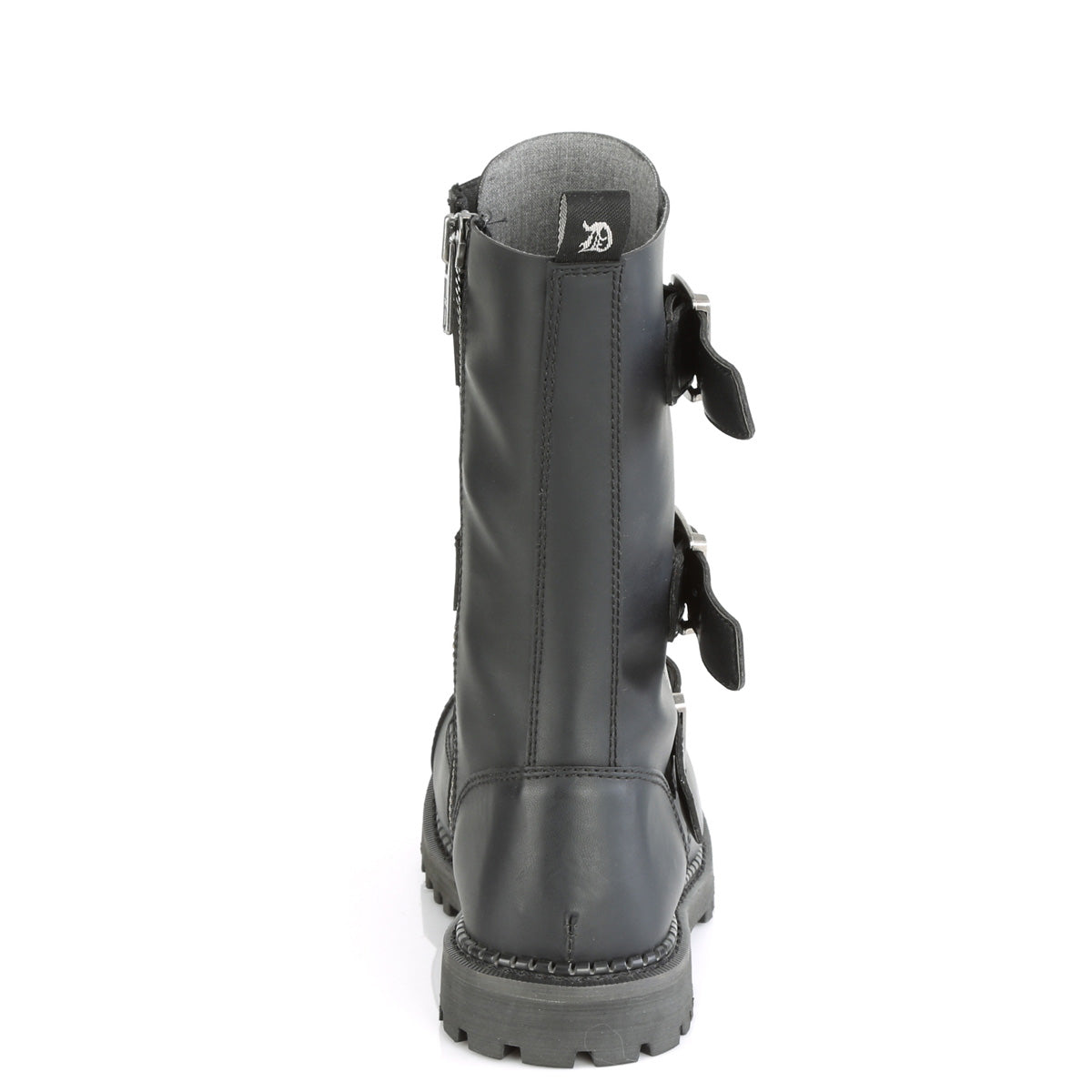 DemoniaCult Herrenstiefel RIOT-12BK BLK Vegan Leder