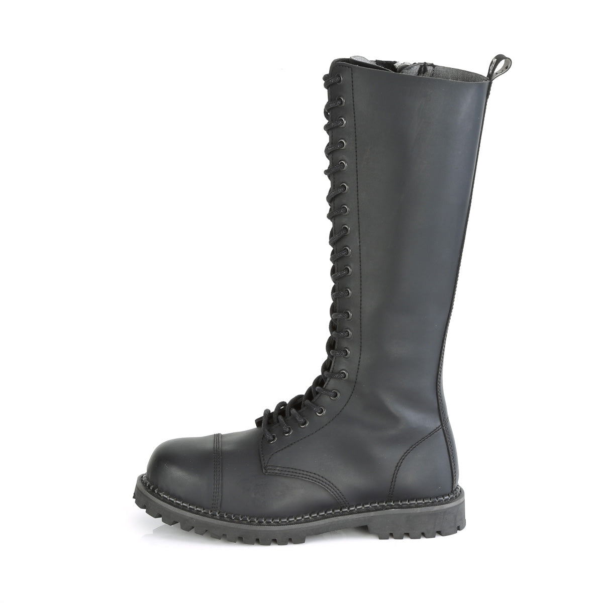 DemoniaCult Herrenstiefel RIOT-20 BLK Vegan Leder