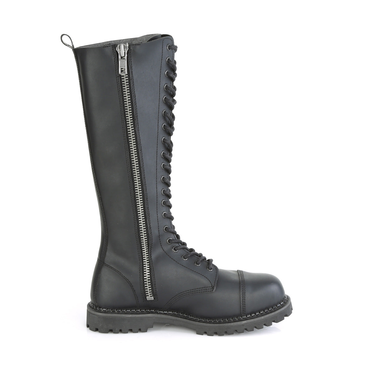 DemoniaCult Herrenstiefel RIOT-20 BLK Vegan Leder
