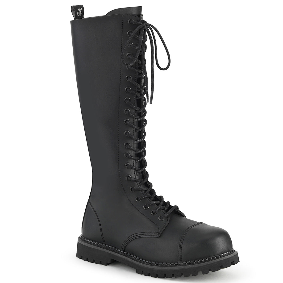 DemoniaCult Herrenstiefel RIOT-20 BLK Vegan Leder