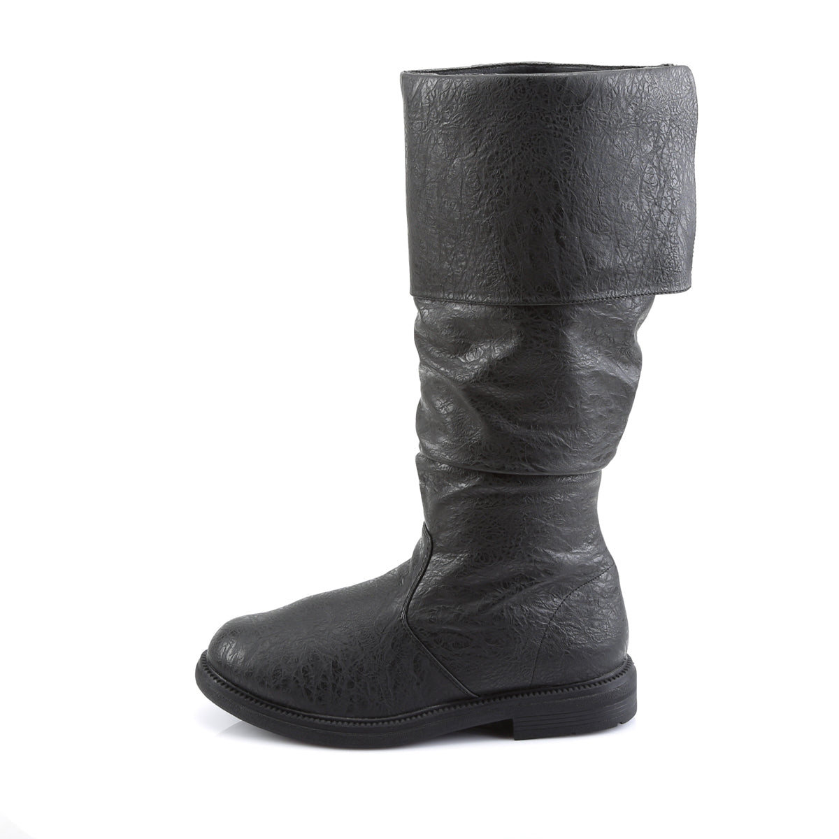 Funtasma Mens Boots ROBINHOOD-100 Blk Distressed Pu
