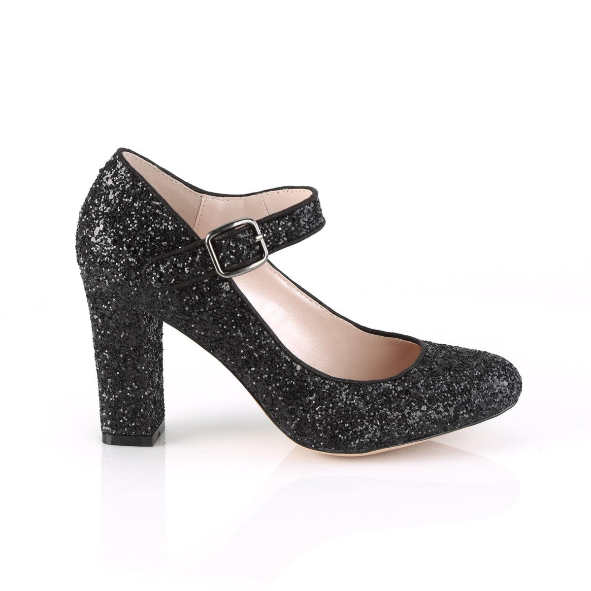 Fabulicious Frauenpumpen SABRINA-07 BLK Glitter