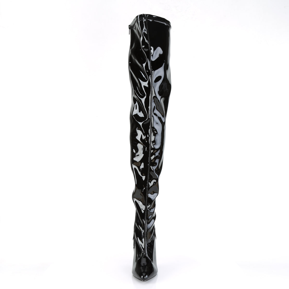 Pleaser Womens Boots. SEDUCE-3000 BLK Str Pat