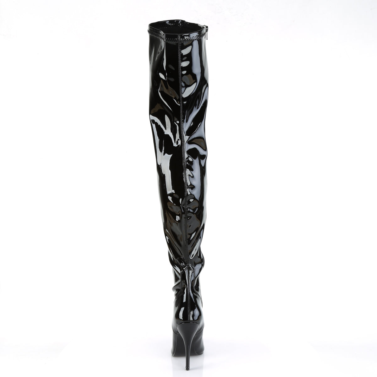 Pleaser Womens Boots. SEDUCE-3000 BLK Str Pat