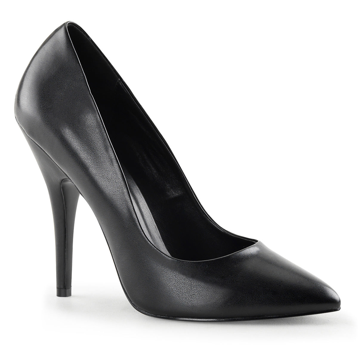 Pleaser Frauenpumpen SEDUCE-420 BLK FAUX Leder
