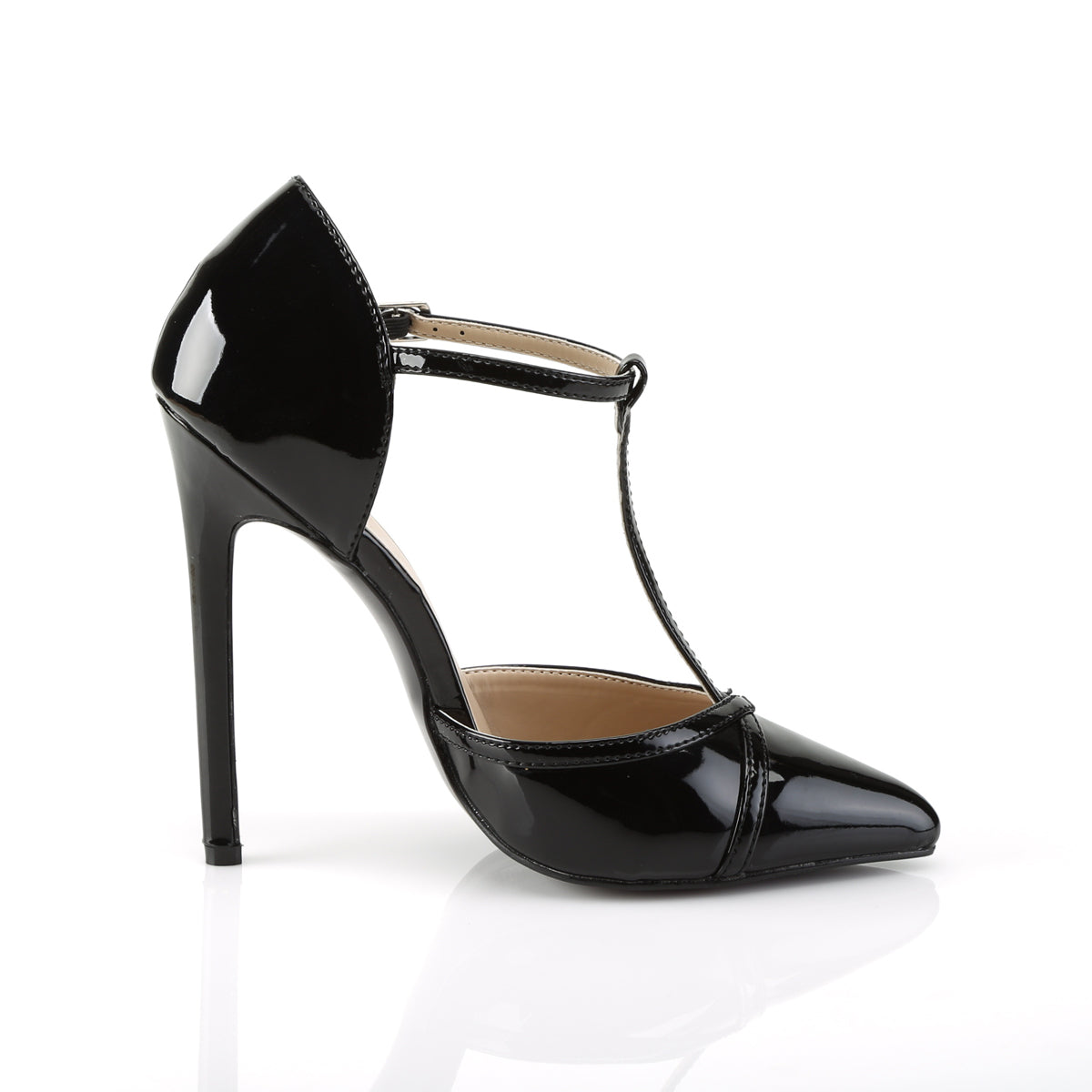 Pleaser Frauenpumpen SEXY-27 BLK Pat.