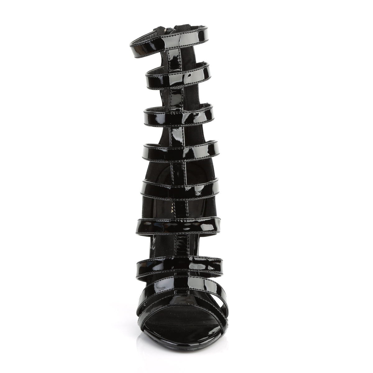 Pleaser Damen Knöchelstiefel SEXY-52 BLK Pat.