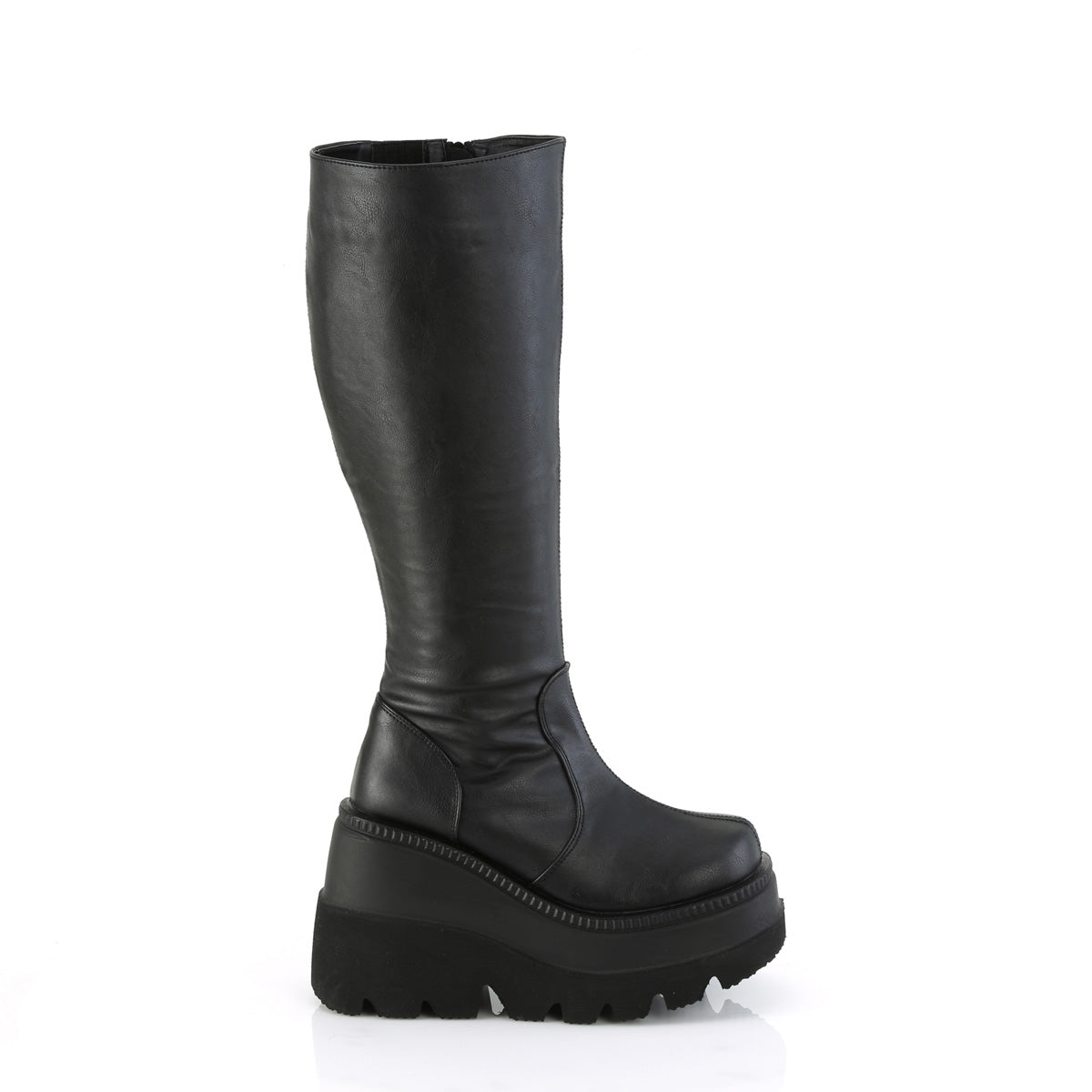 DemoniaCult Stiefel SHAKER-100WC BLK Vegan Leder