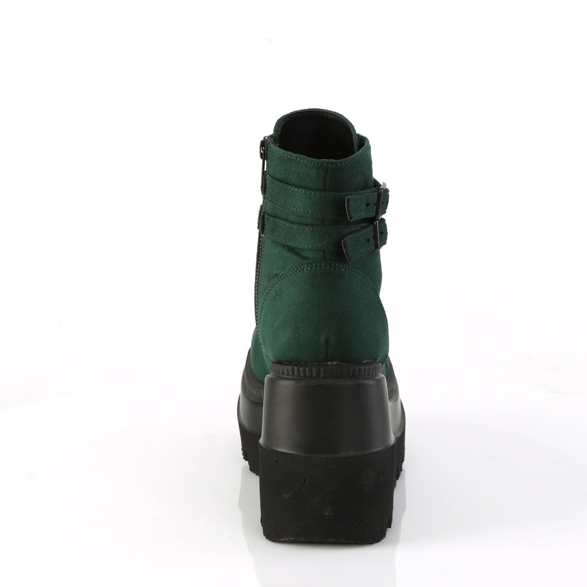 DemoniaCult Stiefeletten SHAKER-52 Emerald Vegan Wildleder