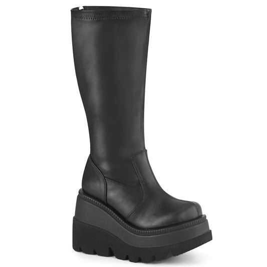 DemoniaCult  Stiefel SHAKER-65WC blk str vegan Leder