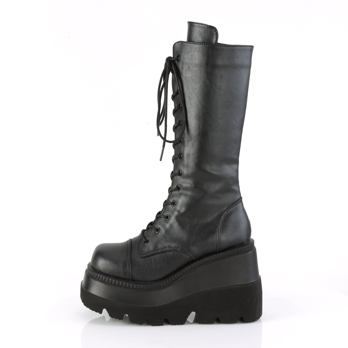 DemoniaCult Frauenstiefel SHAKER-72 BLK Vegan Leder