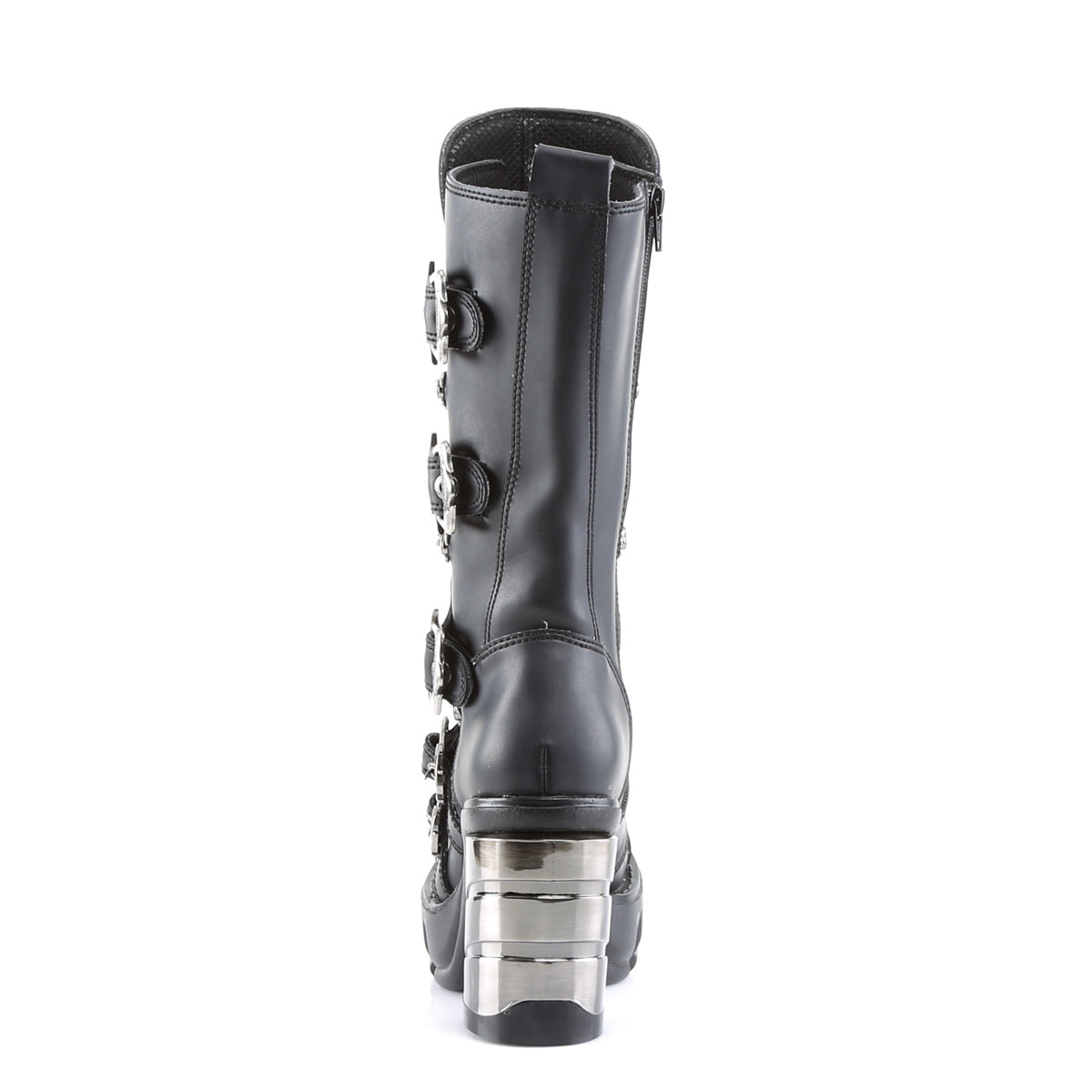 DemoniaCult Frauenstiefel SINISTER-203 BLK Vegan Leder