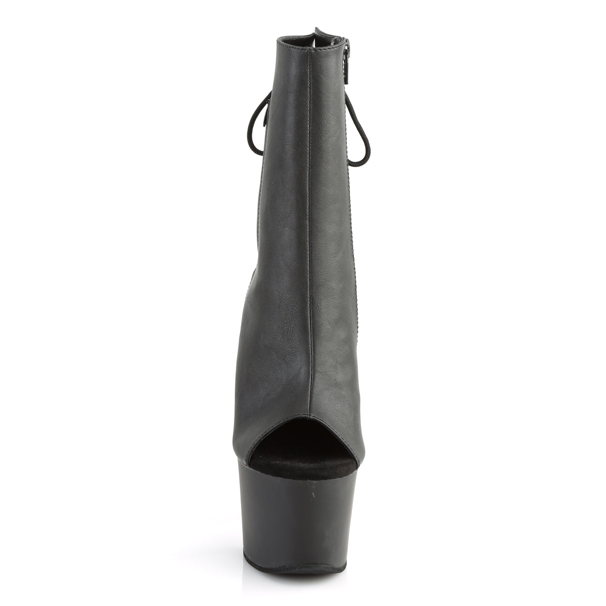 Pleaser Damen Knöchelstiefel SKY-1018 BLK Faux Leder / BLK Matte