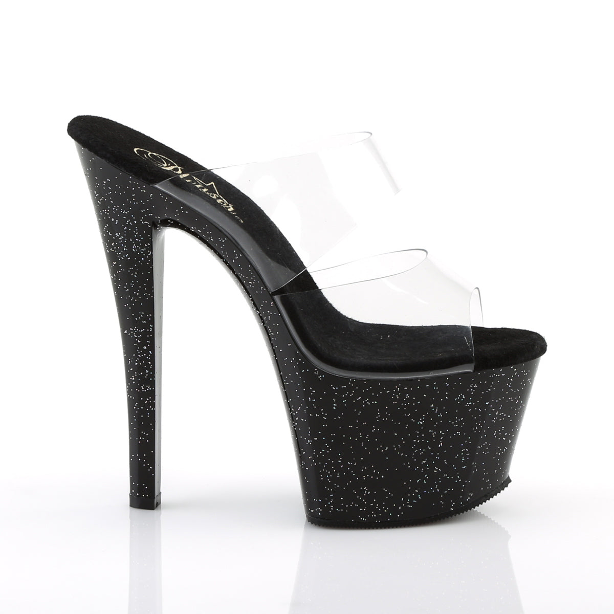 Pleaser Damen Sandalen SKY-302mg CLR / BLK