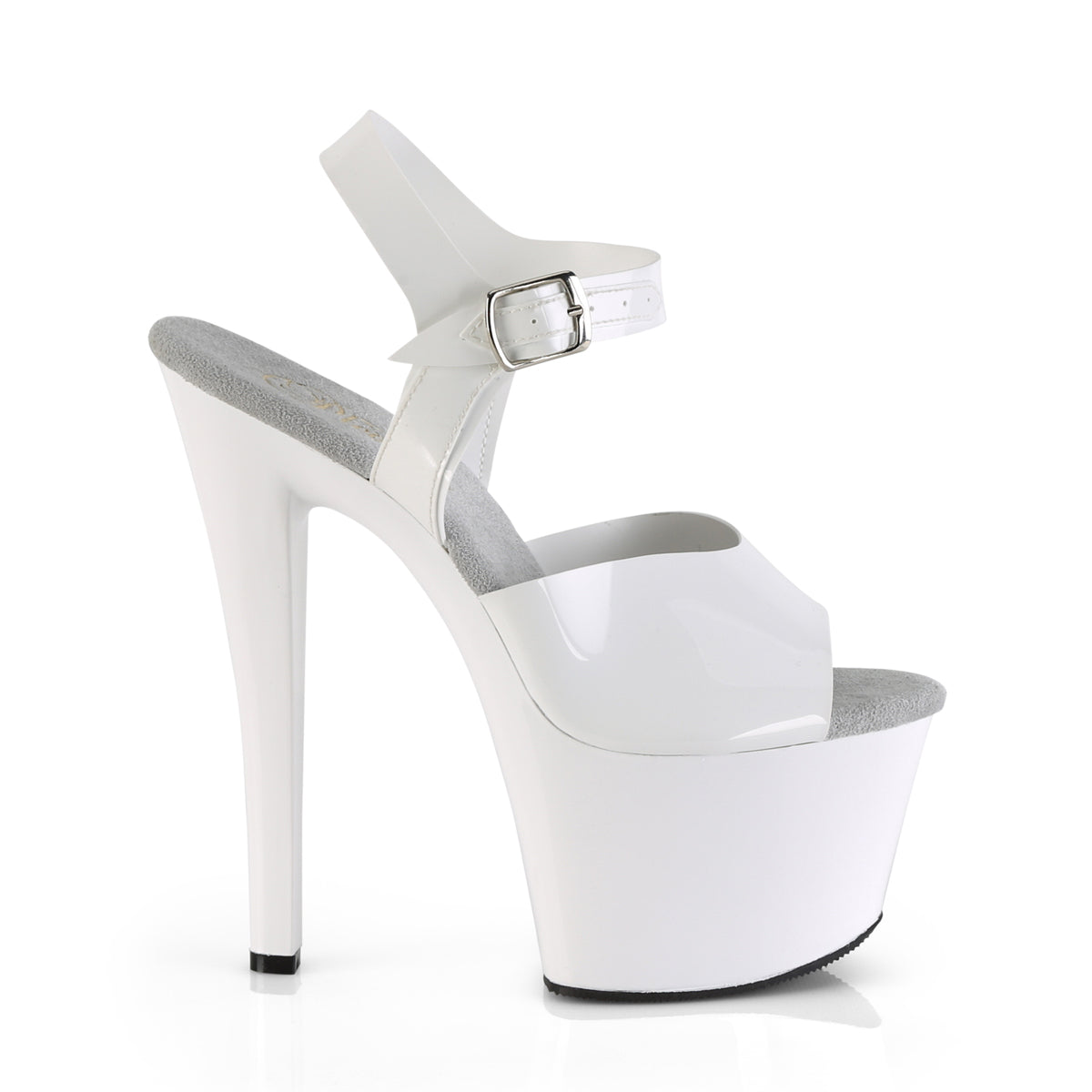 Pleaser Damen Sandalen SKY-308n WHT (GELLY-LIFE) TPU / WHT