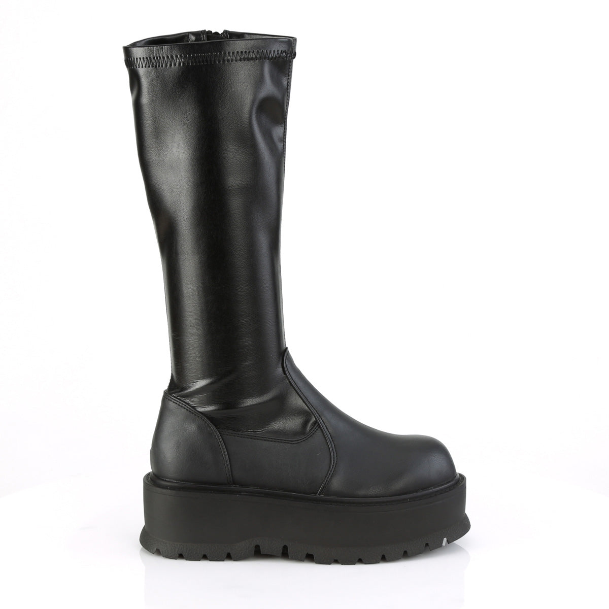 DemoniaCult Frauenstiefel SLACKER-200 blk str vegan Leder