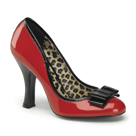 Pin Up Couture Frauenpumpen SMITTEN-01 rot-black pat