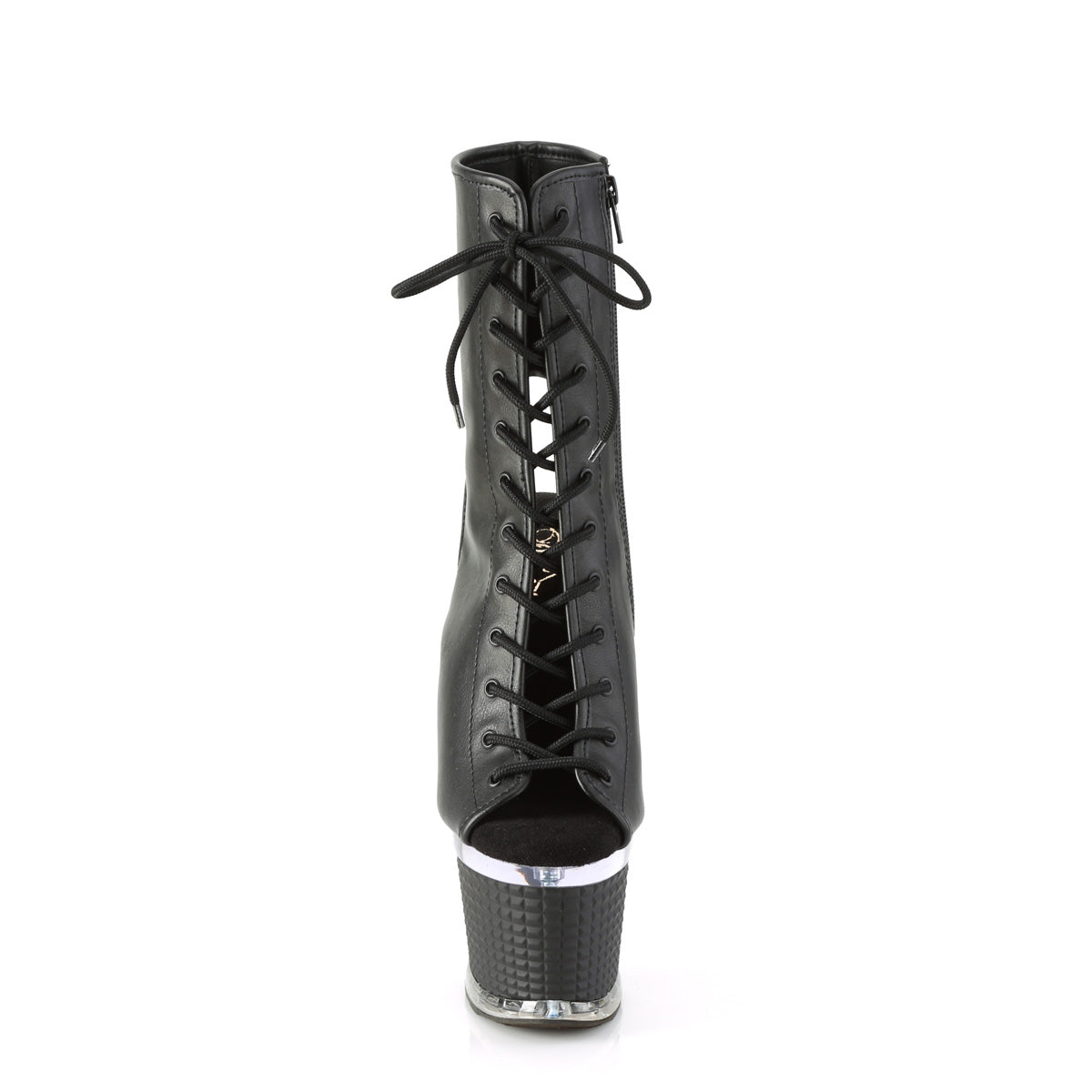 Pleaser Stiefeletten SPECTATOR-1016 BLK Faux Leder / CLR-BLK Matte