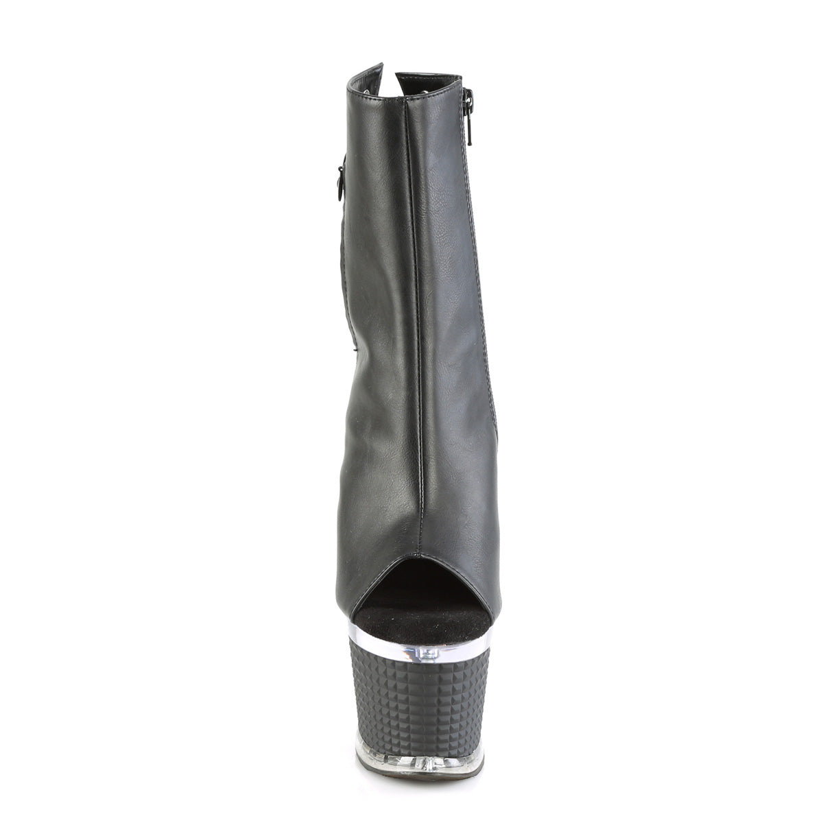 Pleaser Stiefeletten SPECTATOR-1018 BLK Faux Leder / CLR-BLK Matte