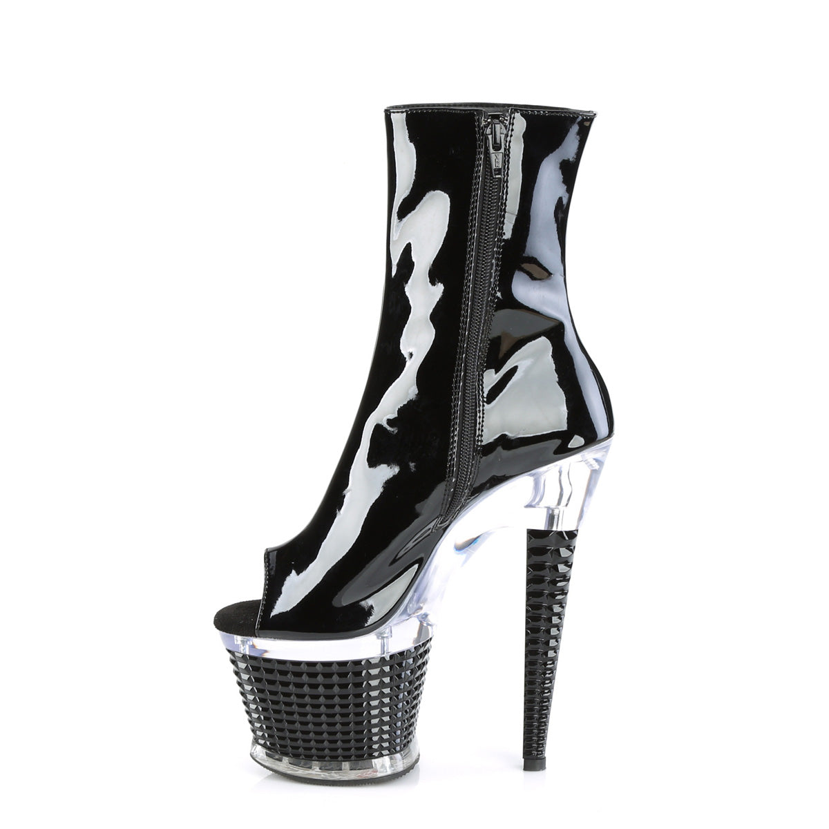 Pleaser Ankle Boots SPECTATOR-1021 Blk Pat/Clr-Blk