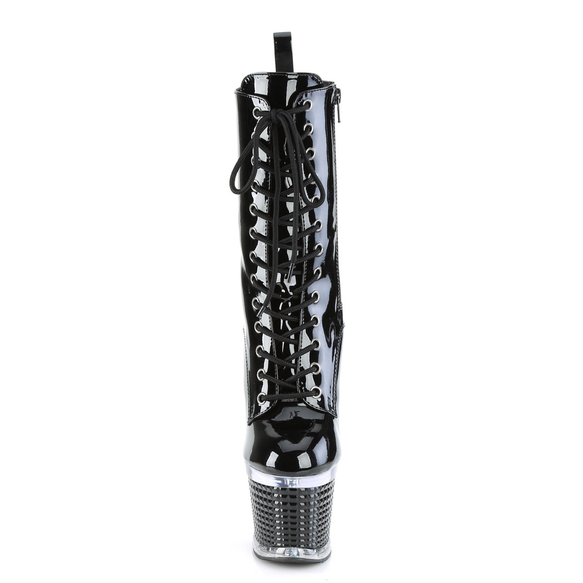 Pleaser Stiefeletten SPECTATOR-1040 BLK Pat / CLR-BLK