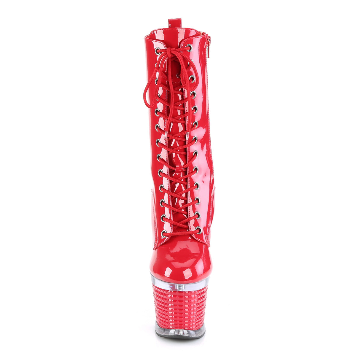 Pleaser Ankle Boots SPECTATOR-1040 Red/Clr-Red