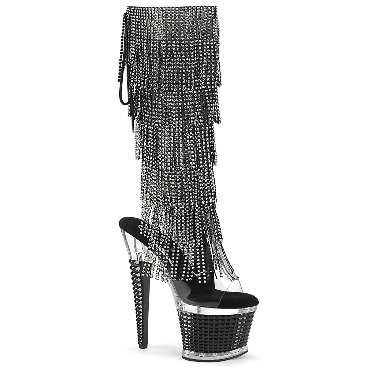 Pleaser Stiefeletten SPECTATOR-2017RSF CLR-BLK / CLR-BLK