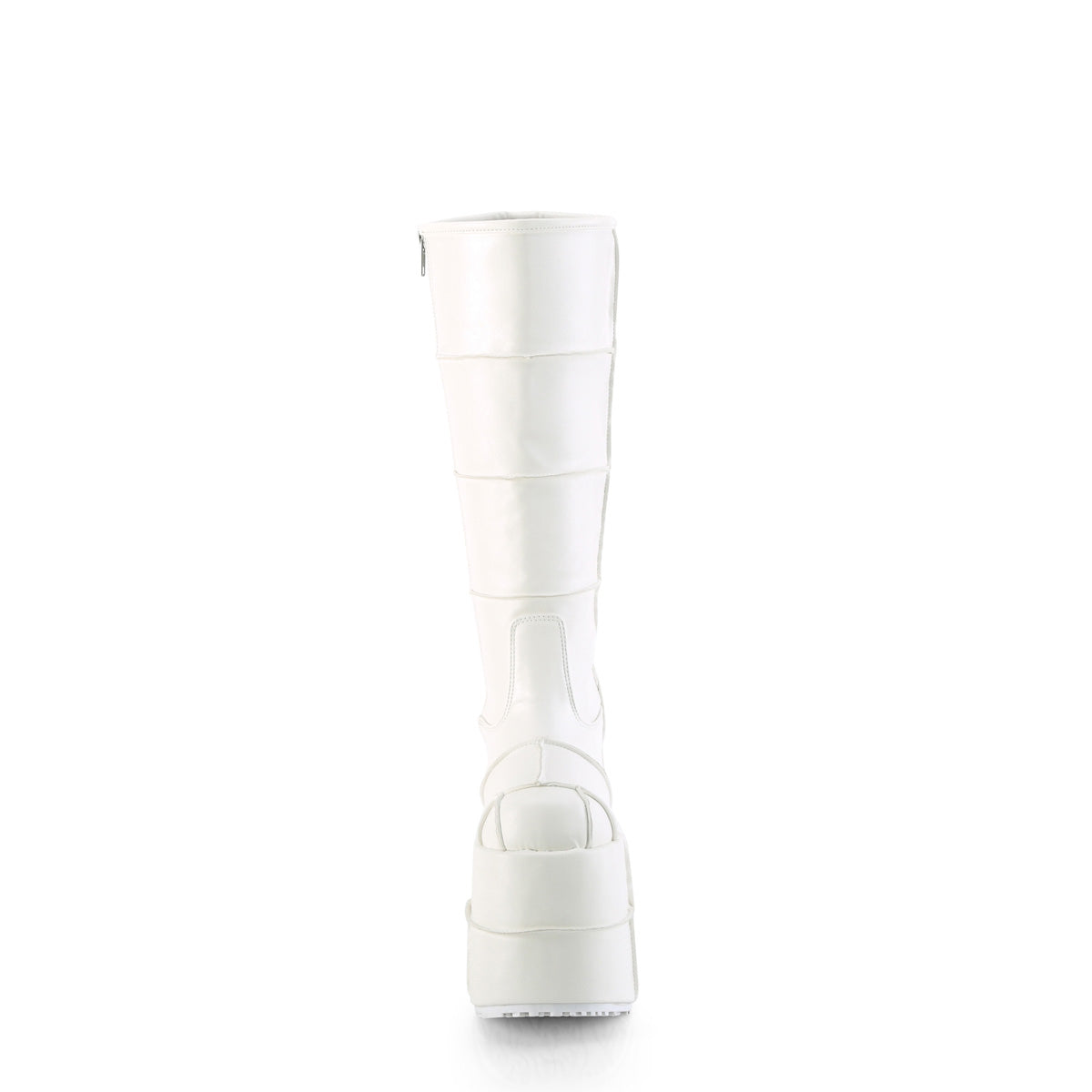 DemoniaCult Herrenstiefel STACK-301 wht veganes Leder