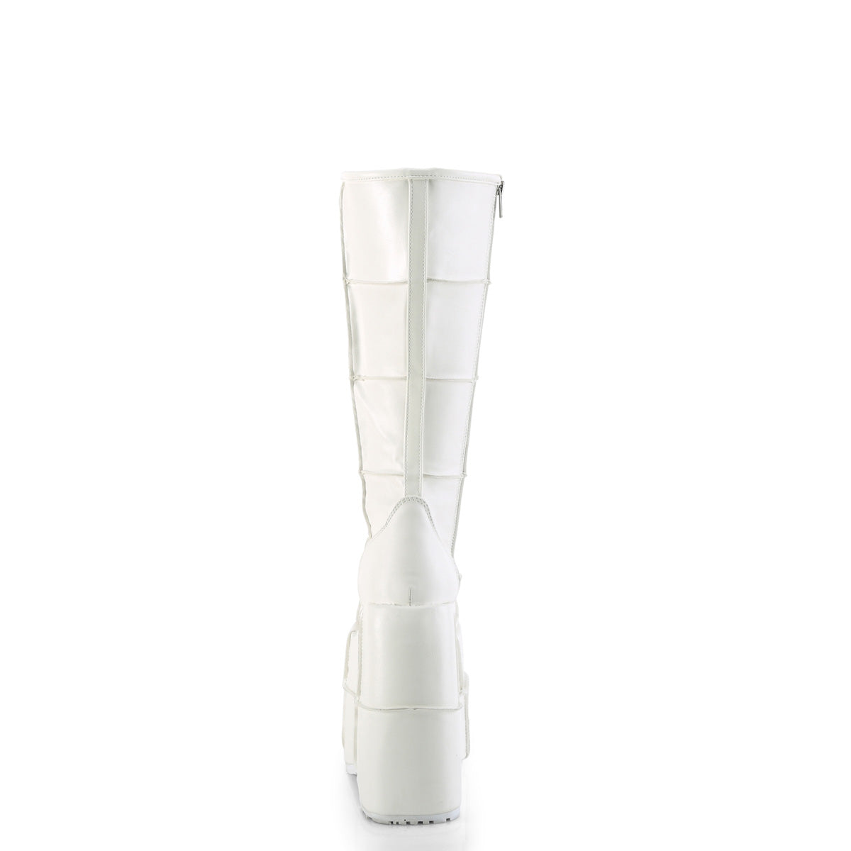 DemoniaCult Herrenstiefel STACK-301 wht veganes Leder