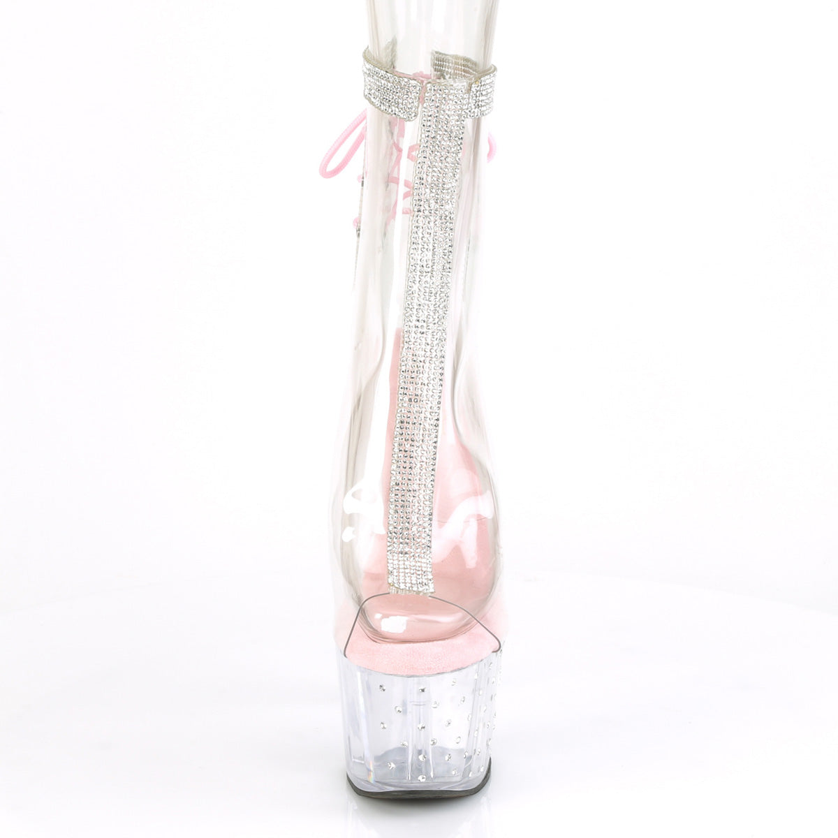 Pleaser Damen Knöchelstiefel STARDUST-1018C-2RS CLR-B. Pink / clr.