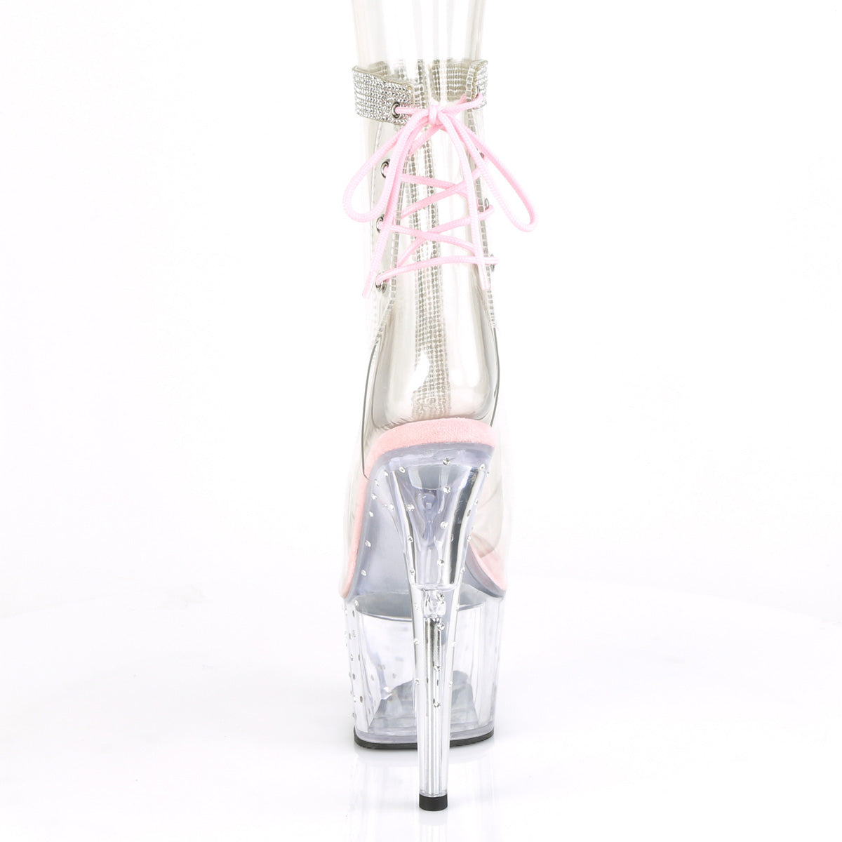 Pleaser Damen Knöchelstiefel STARDUST-1018C-2RS CLR-B. Pink / clr.