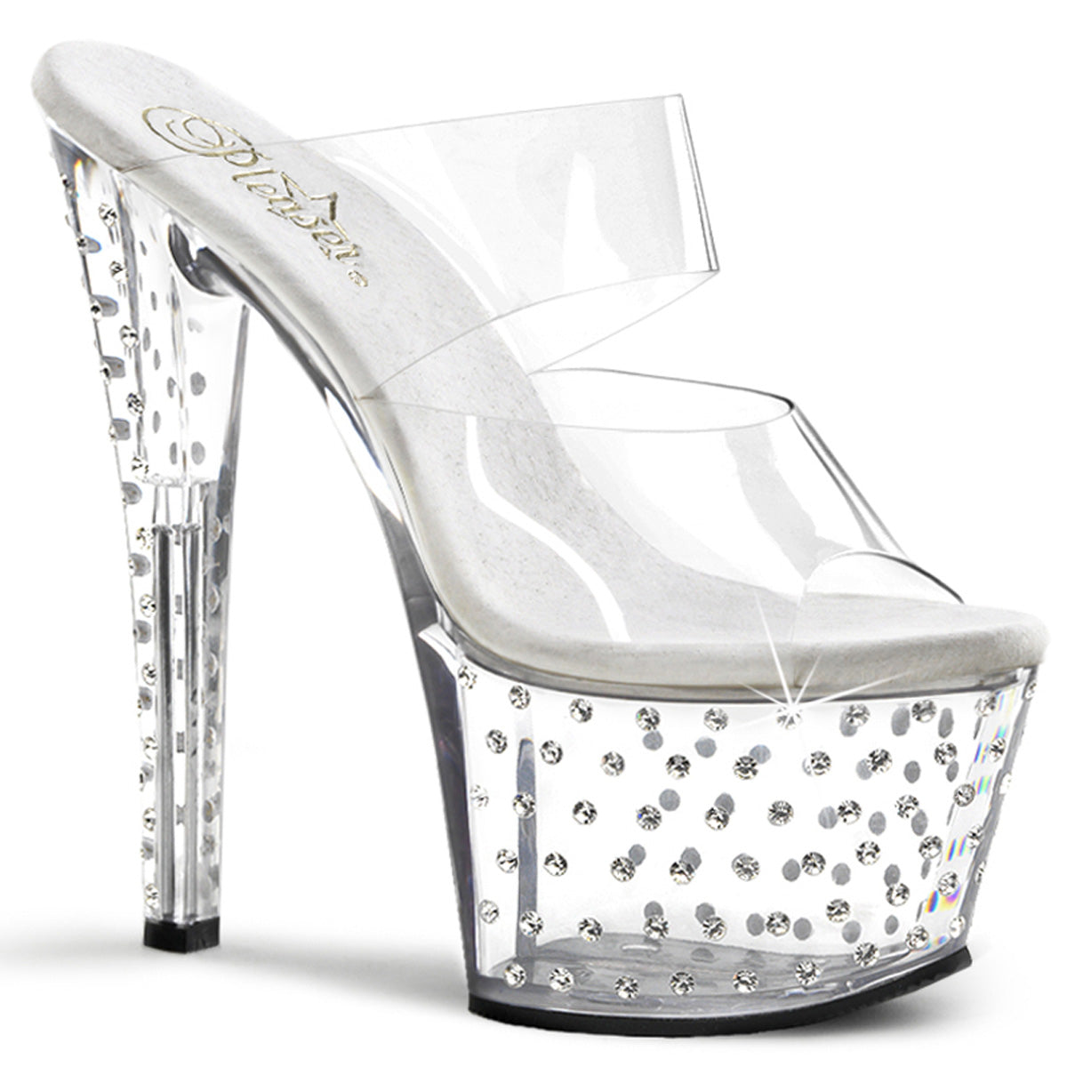 Pleaser Damen Sandalen STARDUST-702 CLR / CLR