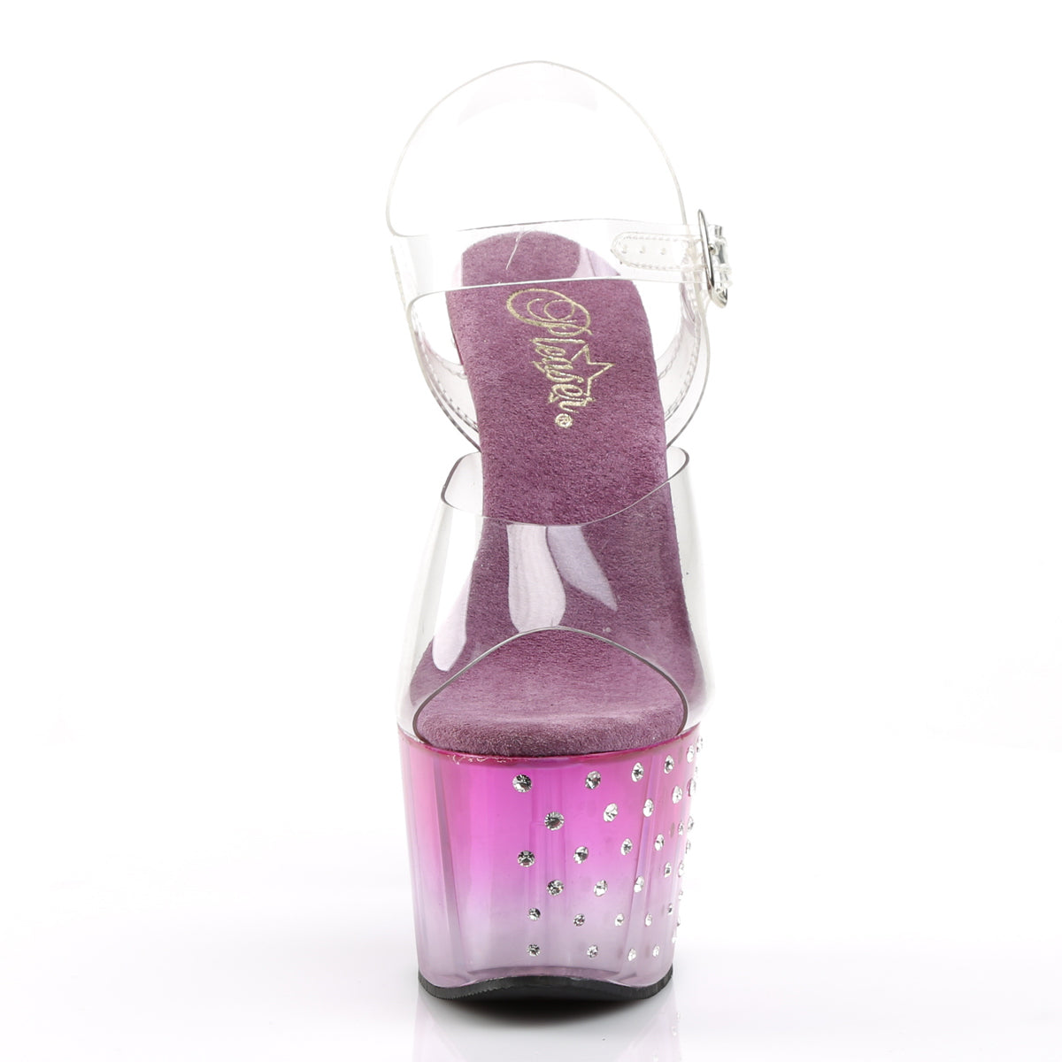 Pleaser Damen Sandalen STARDUST-708T CLR / PURPLE-CLR