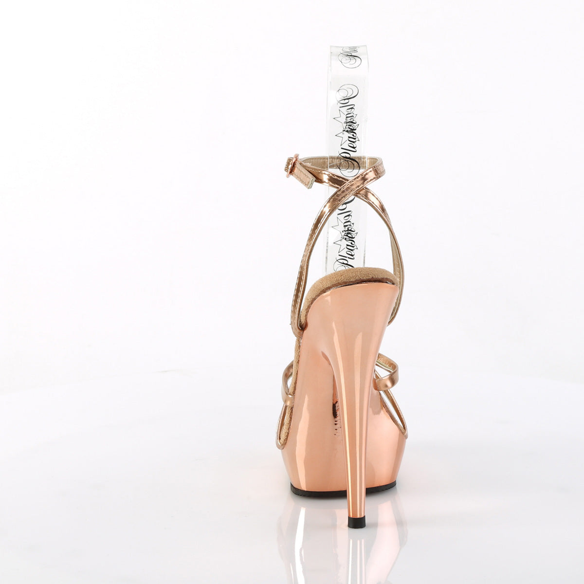 Fabulicious Pumps SULTRY-638 Rose Gold Metallic PU / Rose Gold Chrome