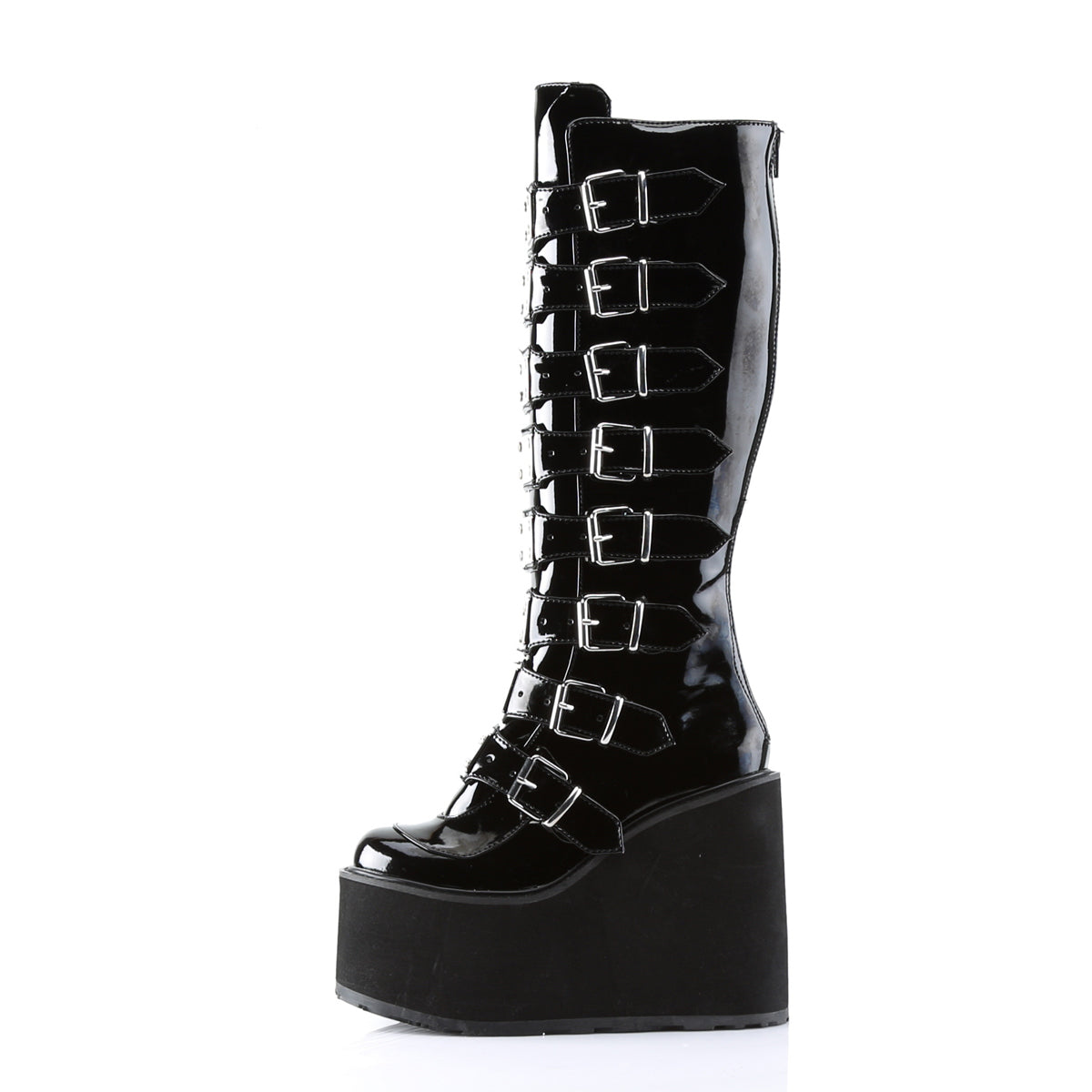 DemoniaCult Frauenstiefel SWING-815 BLK Pat