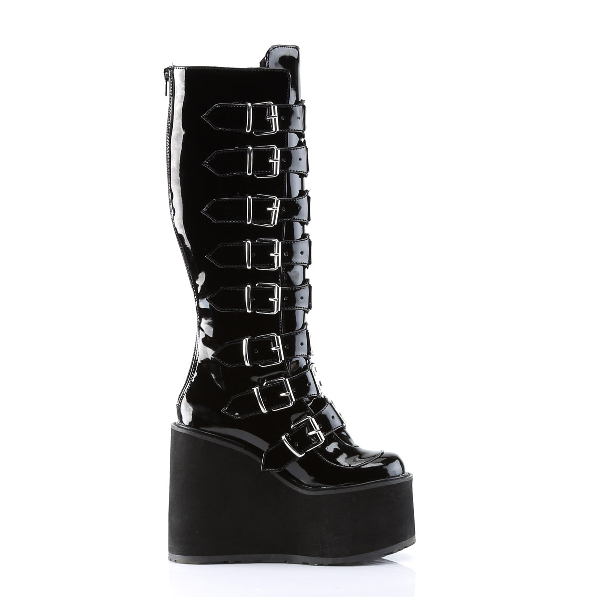 DemoniaCult Frauenstiefel SWING-815 BLK Pat