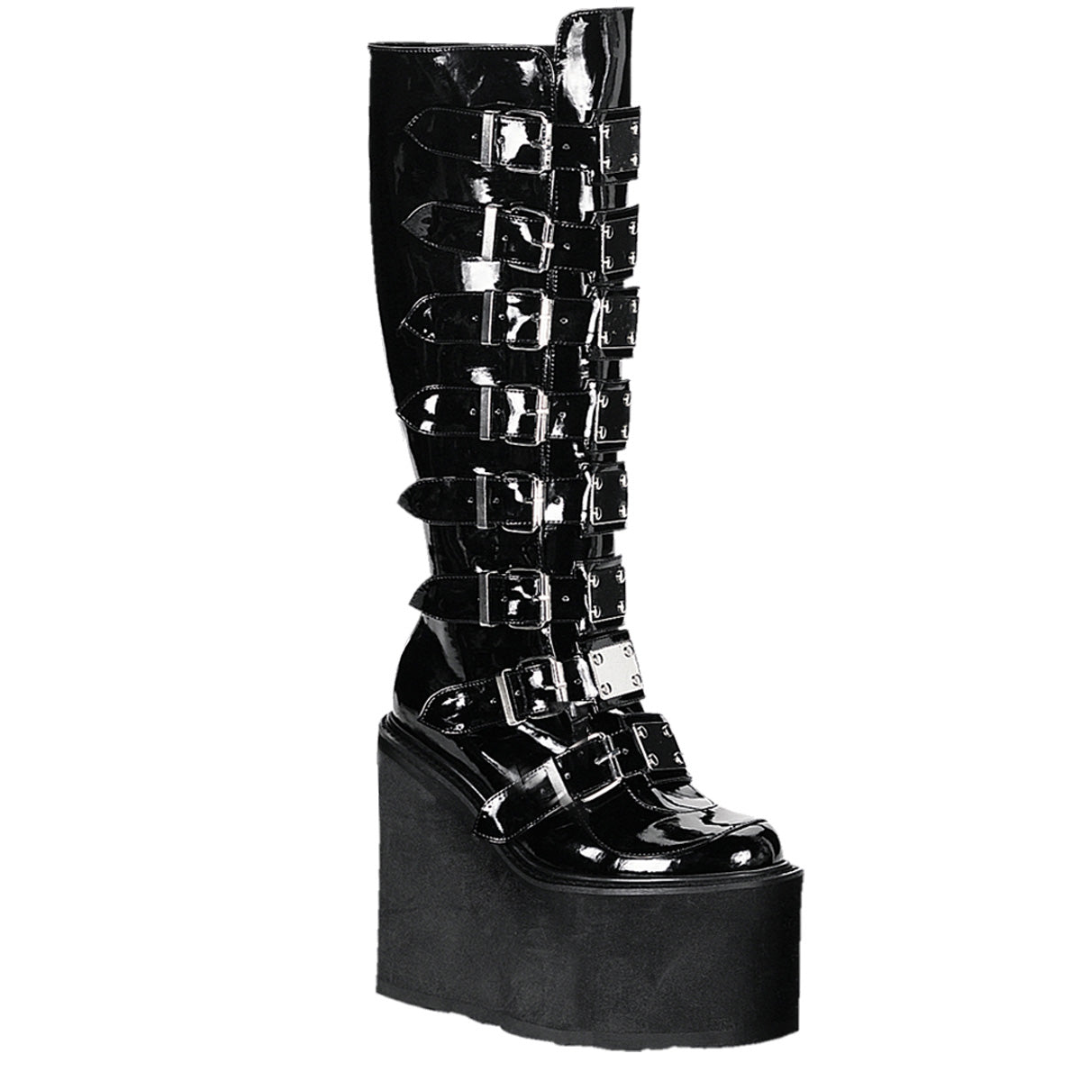 DemoniaCult Frauenstiefel SWING-815 BLK Pat