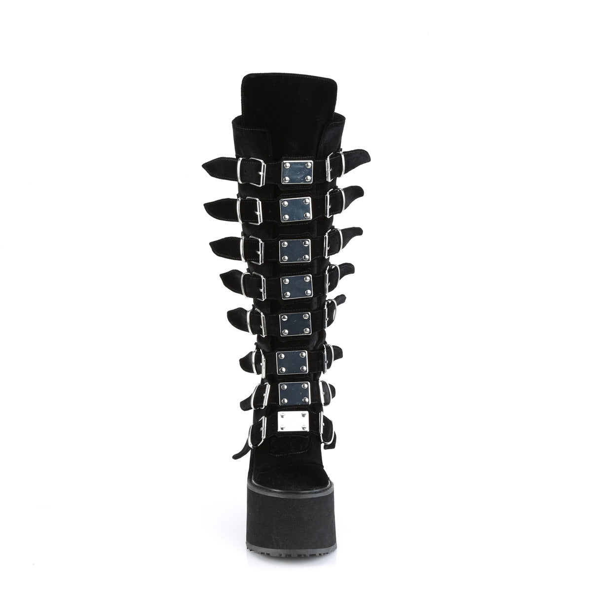 DemoniaCult Boots SWING-815 Blk Velvet