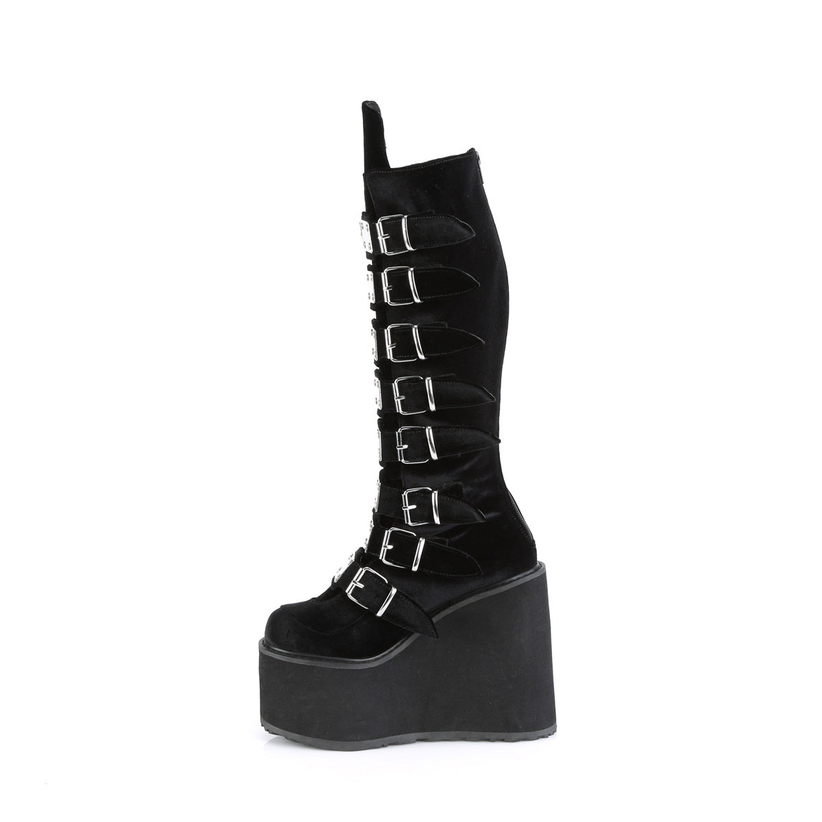 DemoniaCult Boots SWING-815 Blk Velvet