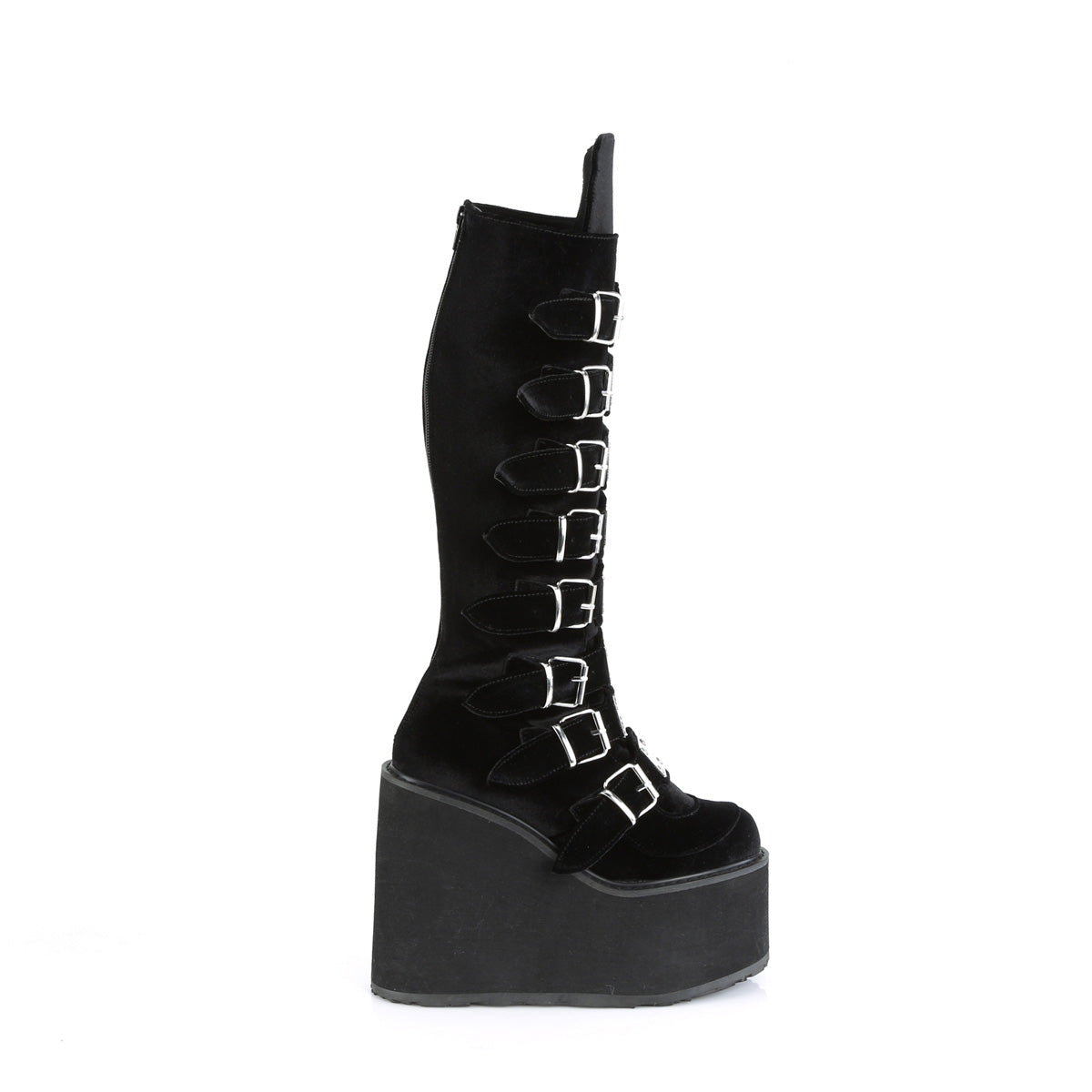 DemoniaCult Boots SWING-815 Blk Velvet