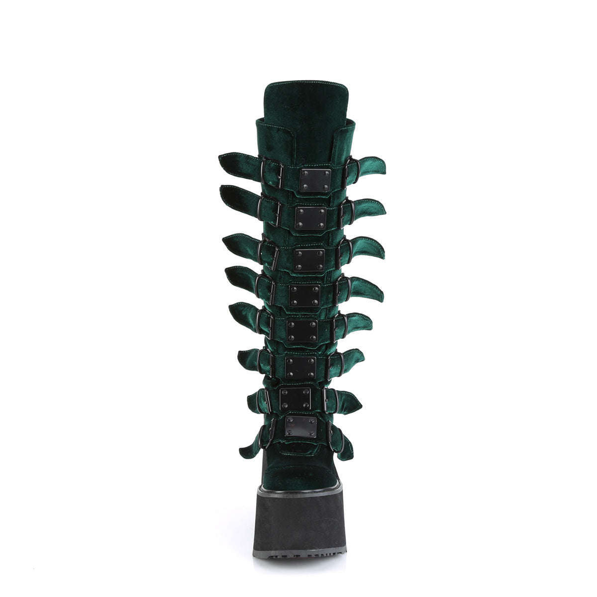 DemoniaCult Stiefel SWING-815 Emerald Velvet