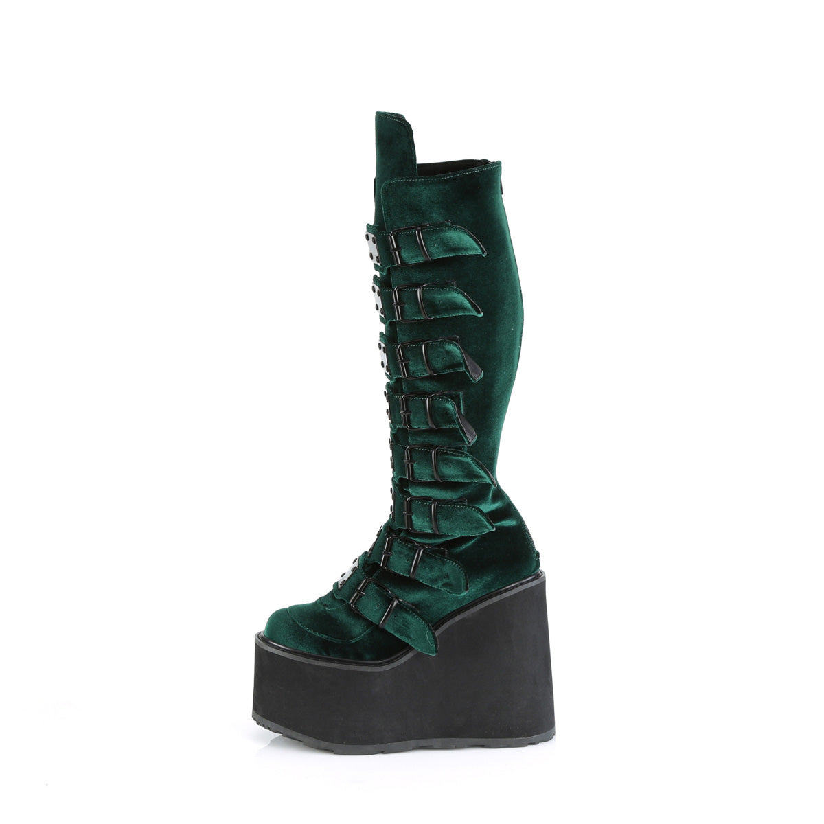 DemoniaCult Stiefel SWING-815 Emerald Velvet
