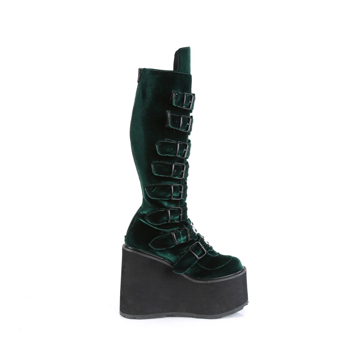 DemoniaCult Stiefel SWING-815 Emerald Velvet