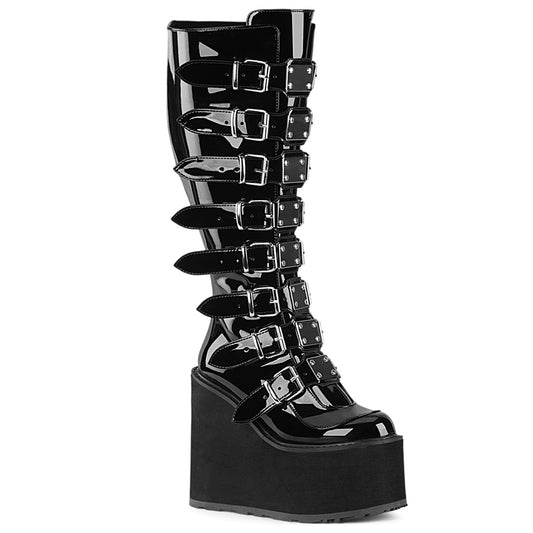 DemoniaCult  Stiefel SWING-815WC Blk Pat