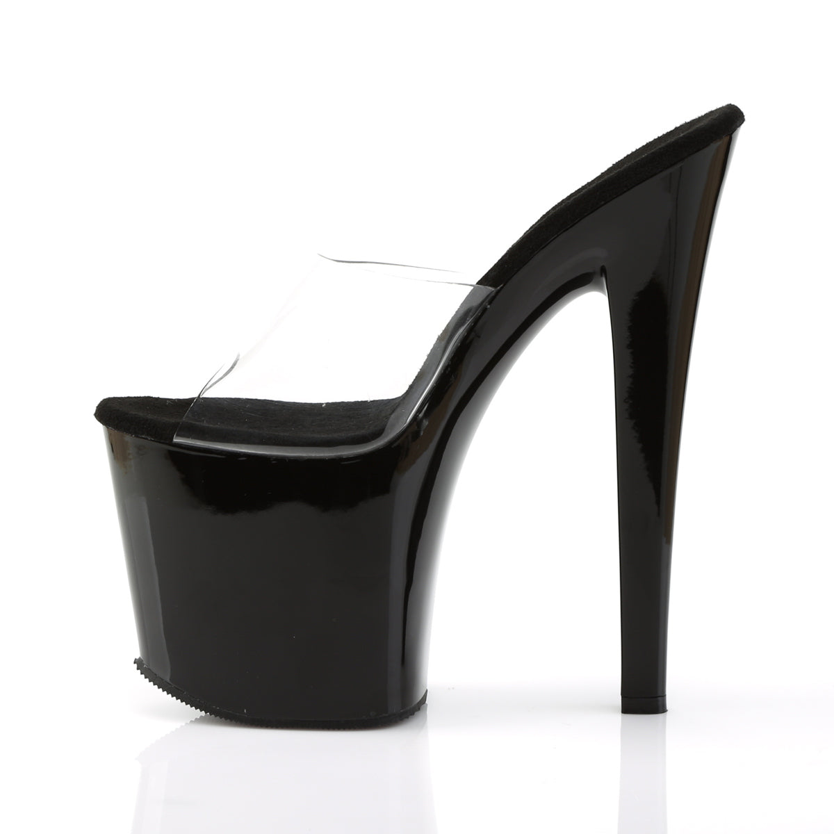 Pleaser Damen Sandalen TABOO-701 CLR / BLK