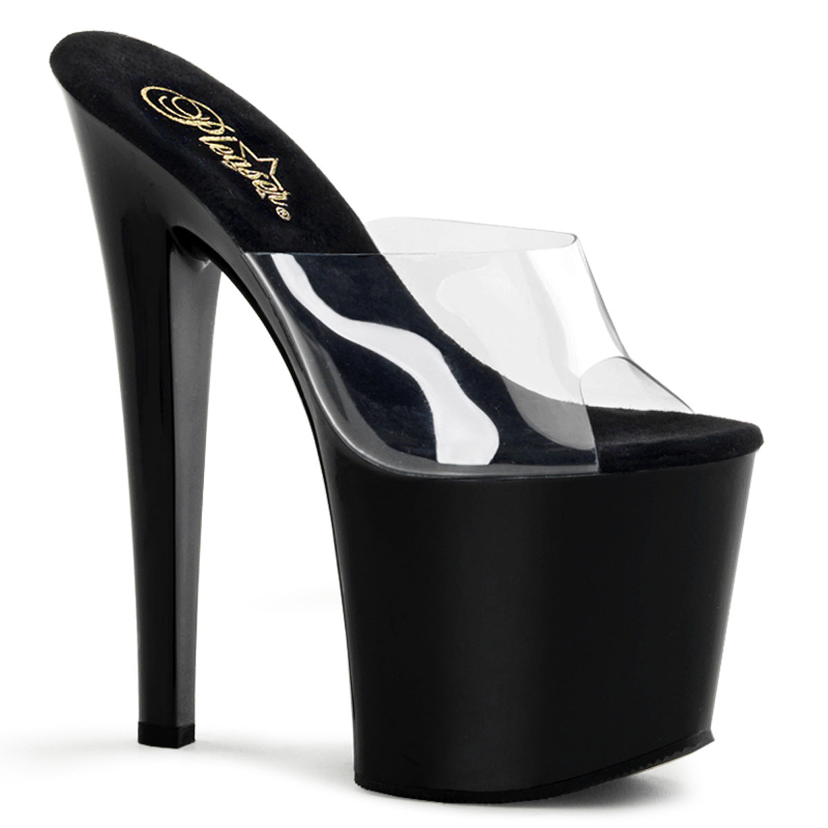 Pleaser Damen Sandalen TABOO-701 CLR / BLK