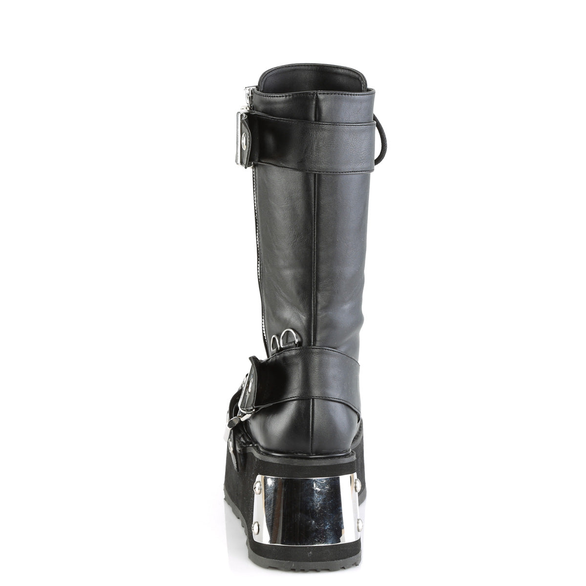 DemoniaCult Mens Boots TRASHVILLE-250 Blk Vegan Leather