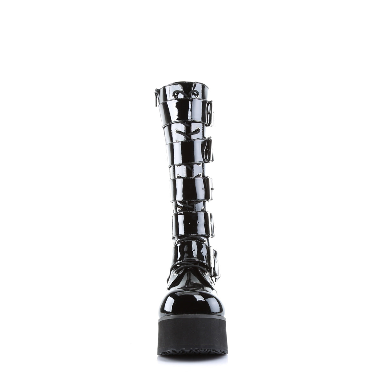 DemoniaCult Mens Boots TRASHVILLE-518 Blk Pat
