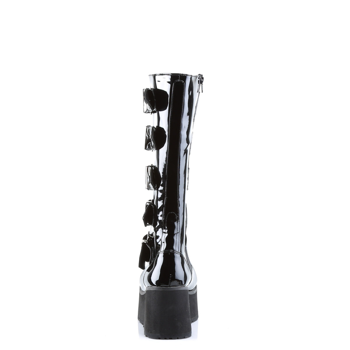 DemoniaCult Mens Boots TRASHVILLE-518 Blk Pat