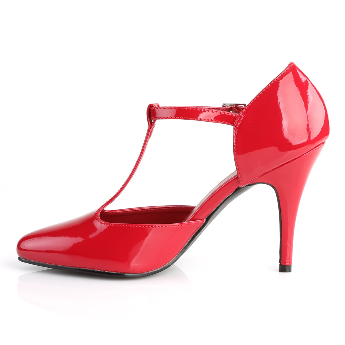 Pleaser Frauenpumpen VANITY-415 Red Pat.